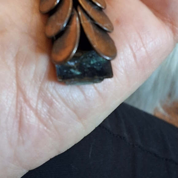 Rare Vintage Frank Rebajes Copper Necklace and Bracelet Set - Picture 13 of 15